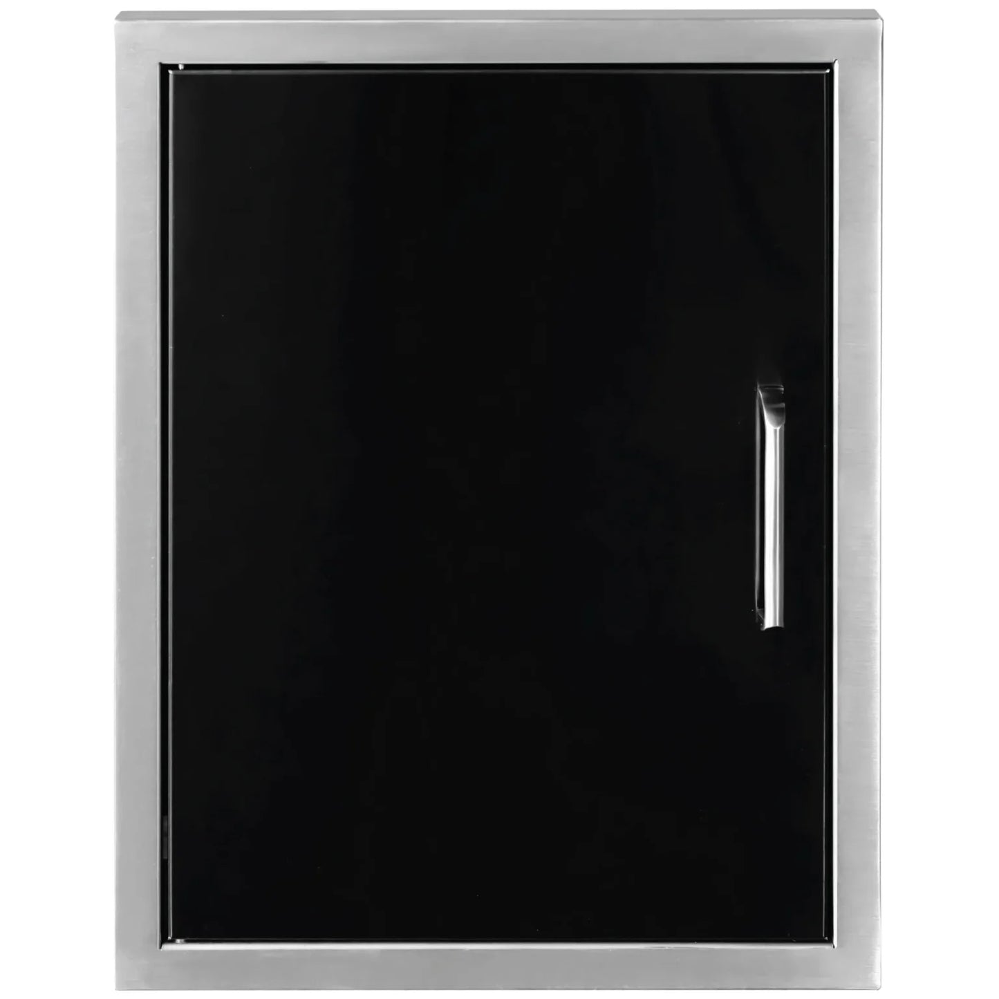 Wildfire 16"x22" Vertical Single Door BLACK SS