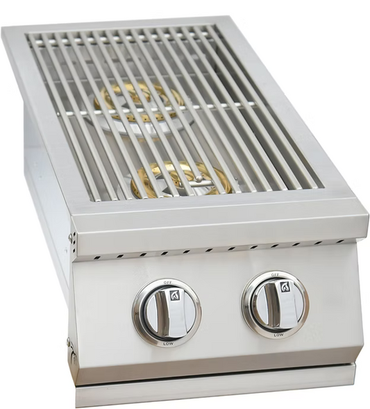 Kokomo - Built In Double Side Burner Stainless Steel with removable cover