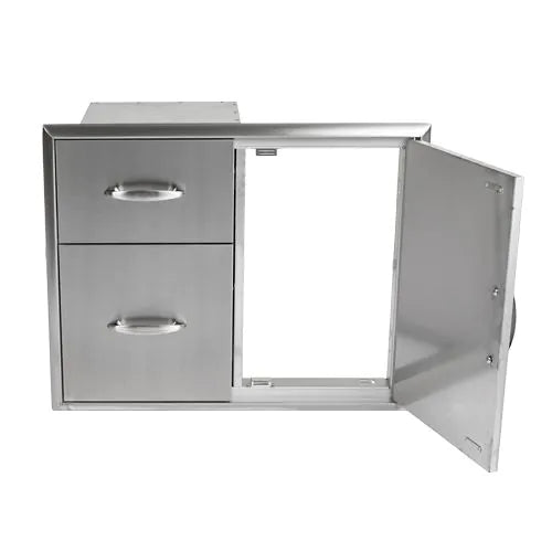 Turbo - 31" S/S Door Drawer Combo