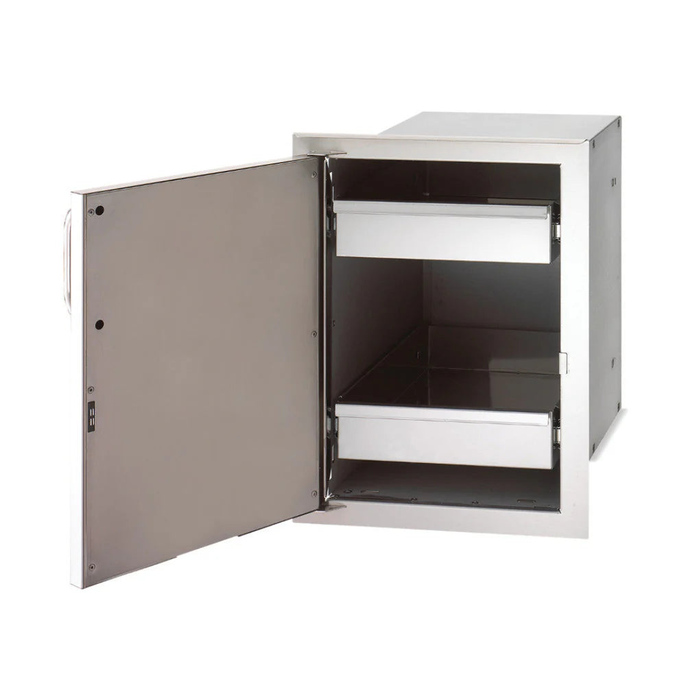 Fire Magic Select Single Door with Dual Drawers (Left)