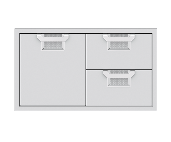 Aspire by Hestan 36" Double Drawer and Storage Door Combination - AESDR Series
