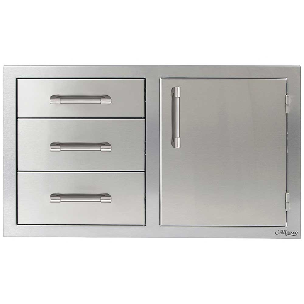 Alfresco - 32" Combo Door & Drawers - Right