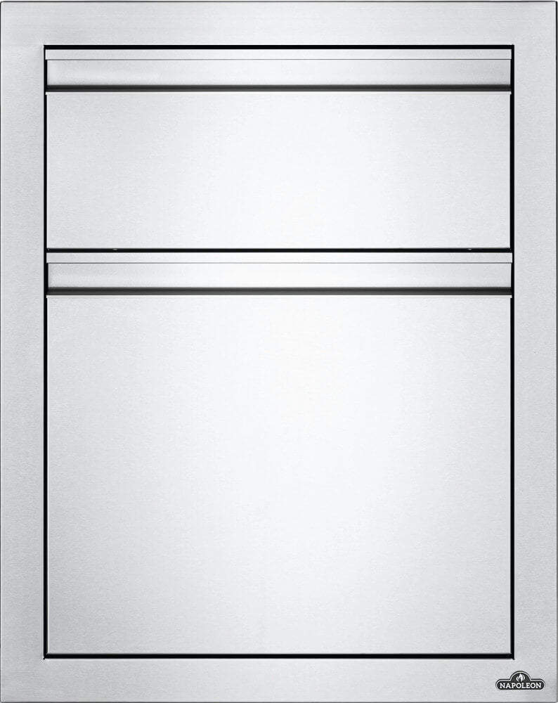 Napoleon 18" X 24" Double Drawer: Waste Bin