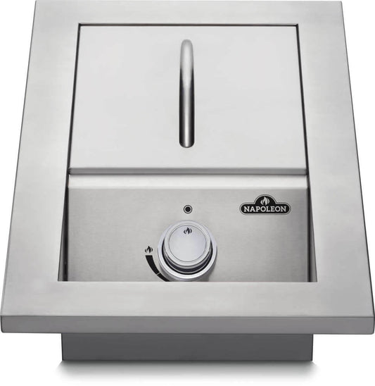Napoleon Built-in 500 Series Single Range Top Burner, Stainless Steel Cover NG/LP