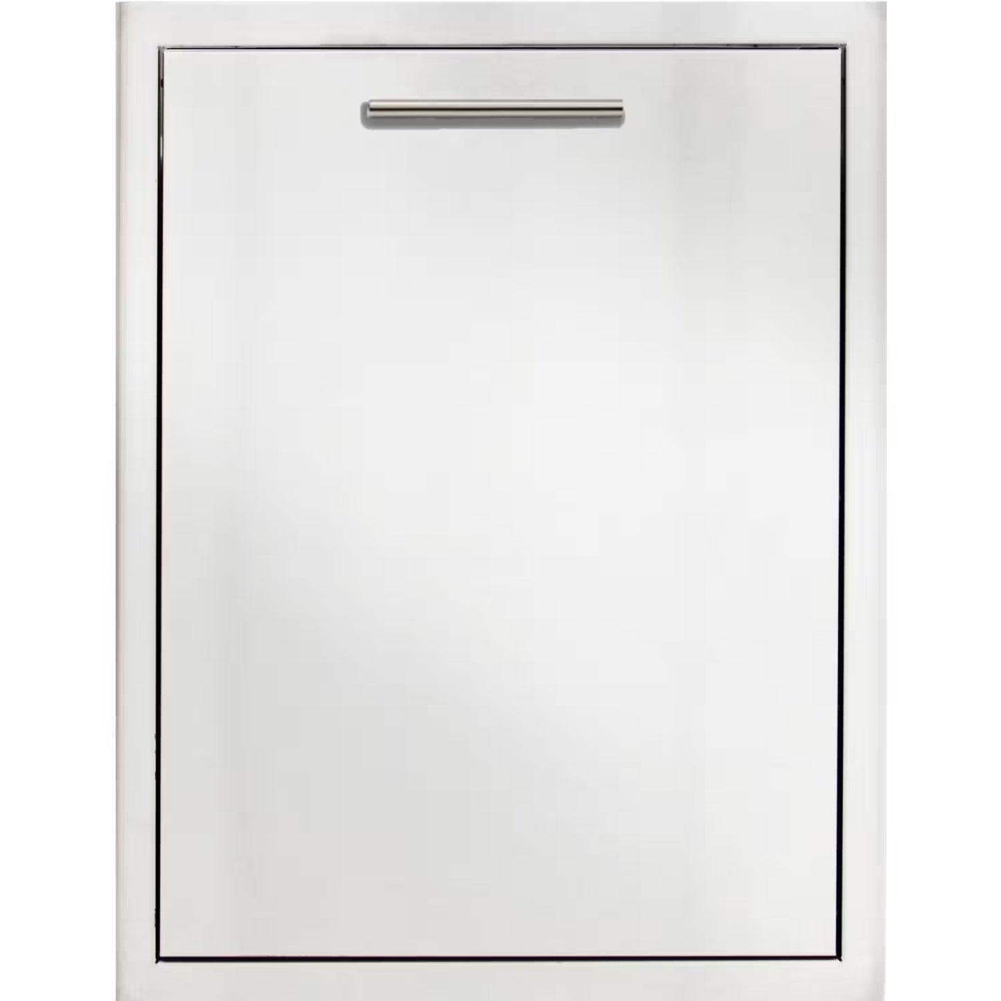 Blaze 20" Roll-Out Stainless Steel Double Trash / Recycling Bin