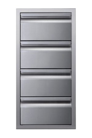 Memphis 15" Four Drawer Stack