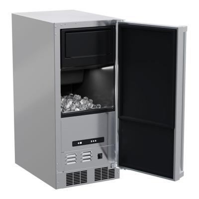 Marvel - 15" Outdoor Built-In Clear Ice Machine With Factory-Installed Pump