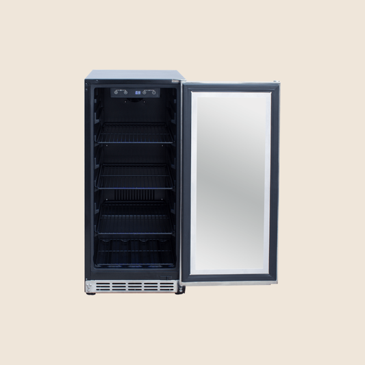 Summerset - 15" Outdoor Rated Refrigerator w/ Glass Door