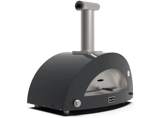 Alfa Moderno 3 Pizze, Gas Oven (Grey,NG)