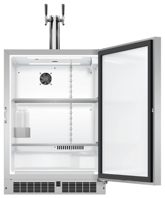 DCS - 24" Keg/Beer Double Tap - Right Hinge