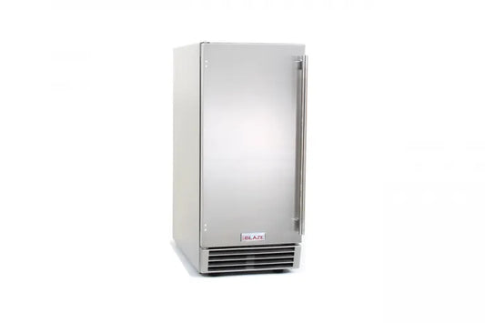 Blaze 50 LB. 15 Inch Outdoor Ice Maker with Gravity Drain