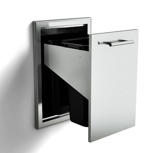 XO 20" PRO-GRADE LUXURY TRASH + RECYCLING ROLL OUT UNIT