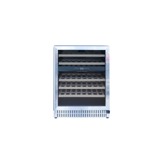 True Flame 24" Outdoor Rated Dual Zone Wine Cooler