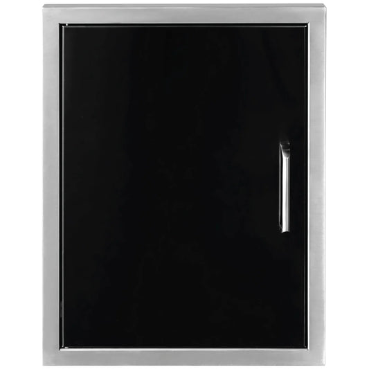 Wildfire 16"x22" Vertical Single Door BLACK SS