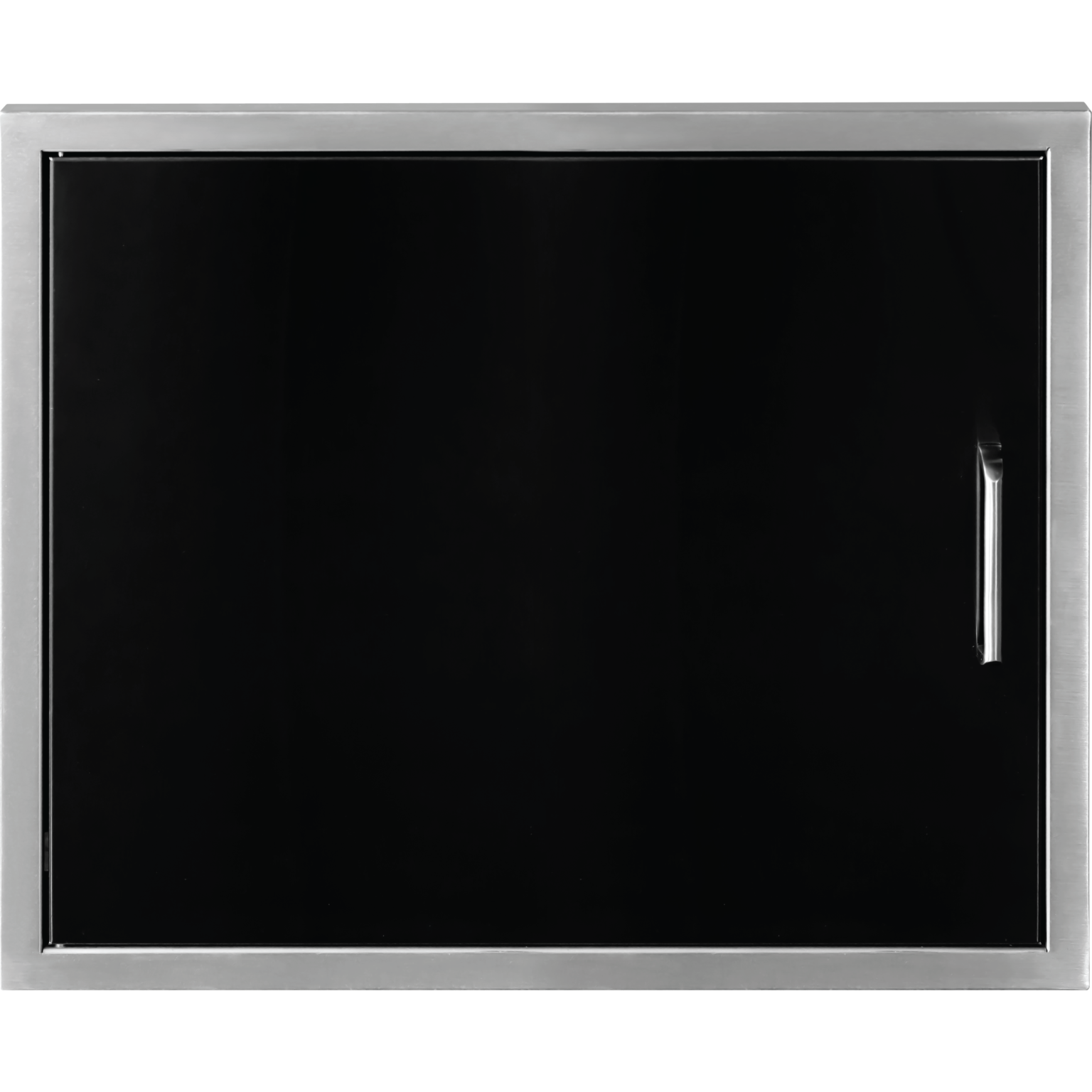 Wildfire 27"x20" Horizontal Single Door BLACK SS