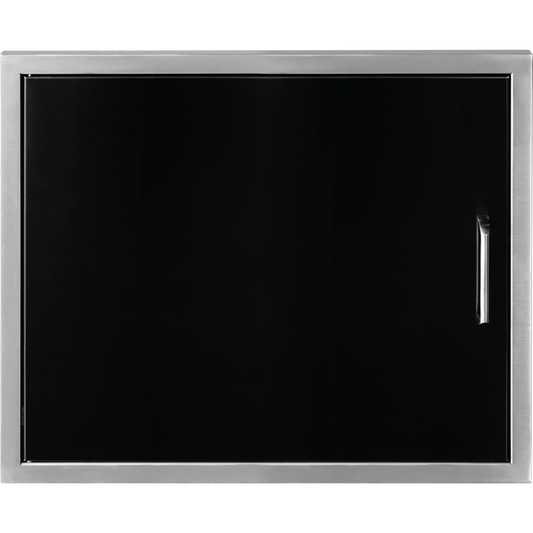 Wildfire 27"x20" Horizontal Single Door BLACK SS