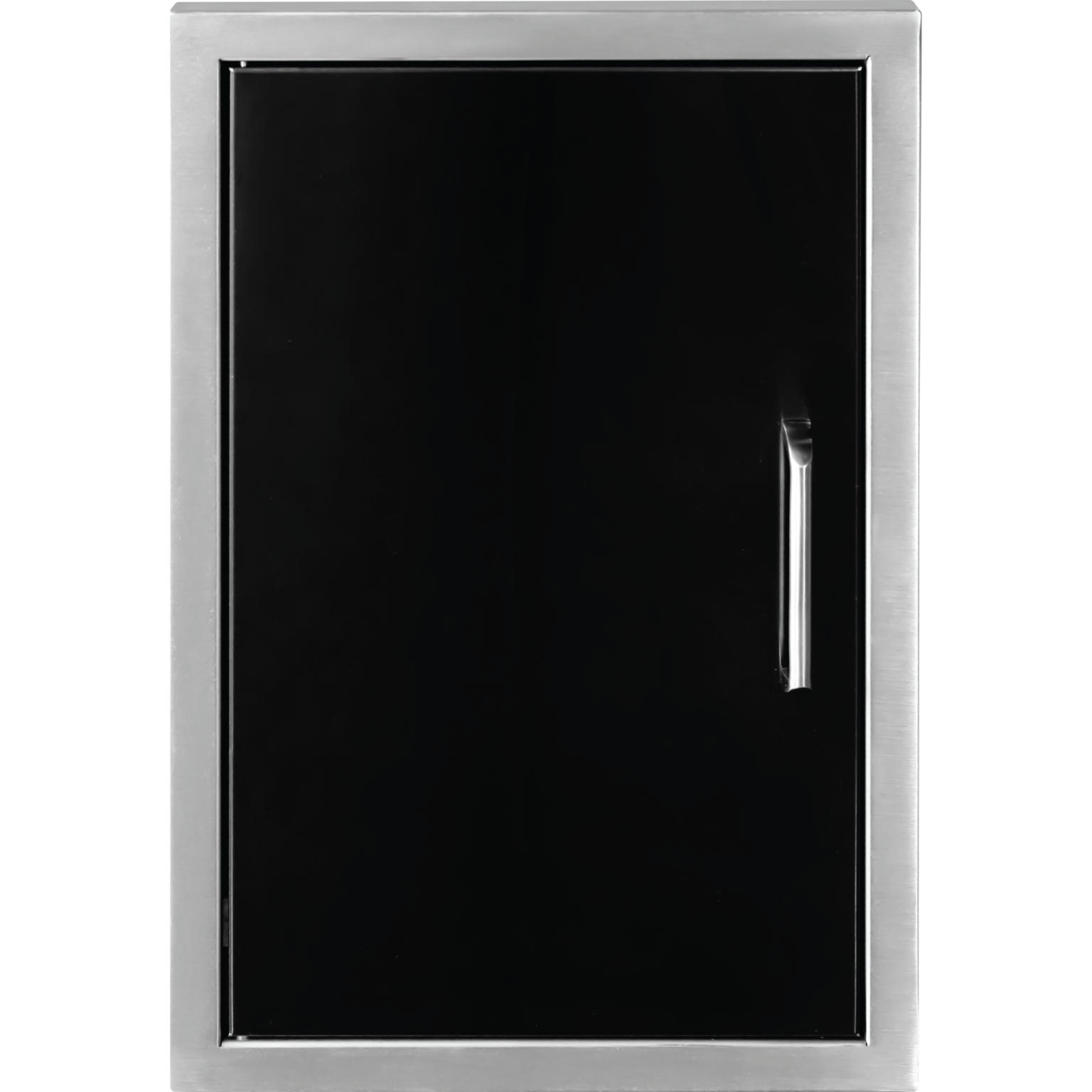 Wildfire 20"x27" Vertical Single Door BLACK SS