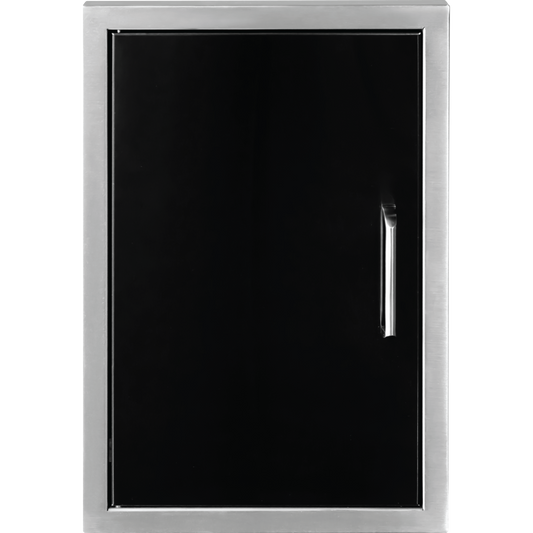 Wildfire 20"x27" Vertical Single Door BLACK SS
