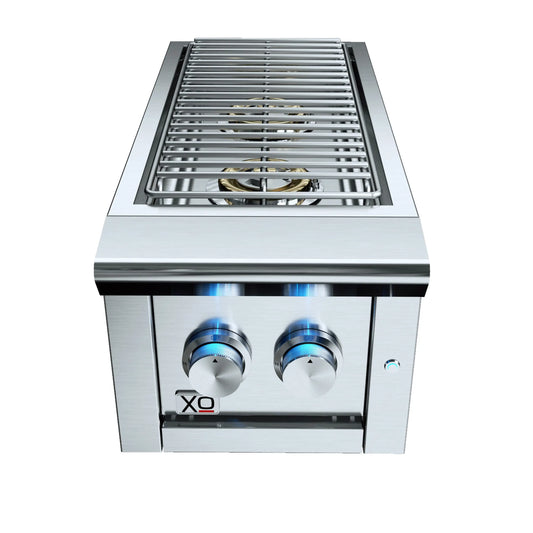 XO 13" PRO-GRADE LUXURY TWIN SIDEBURNER NG/LP