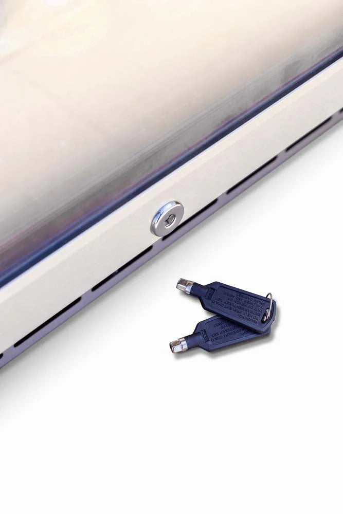 True Flame 24" Outdoor Rated Refrigerator with Glass Door and Glass Shelves (5.1c)