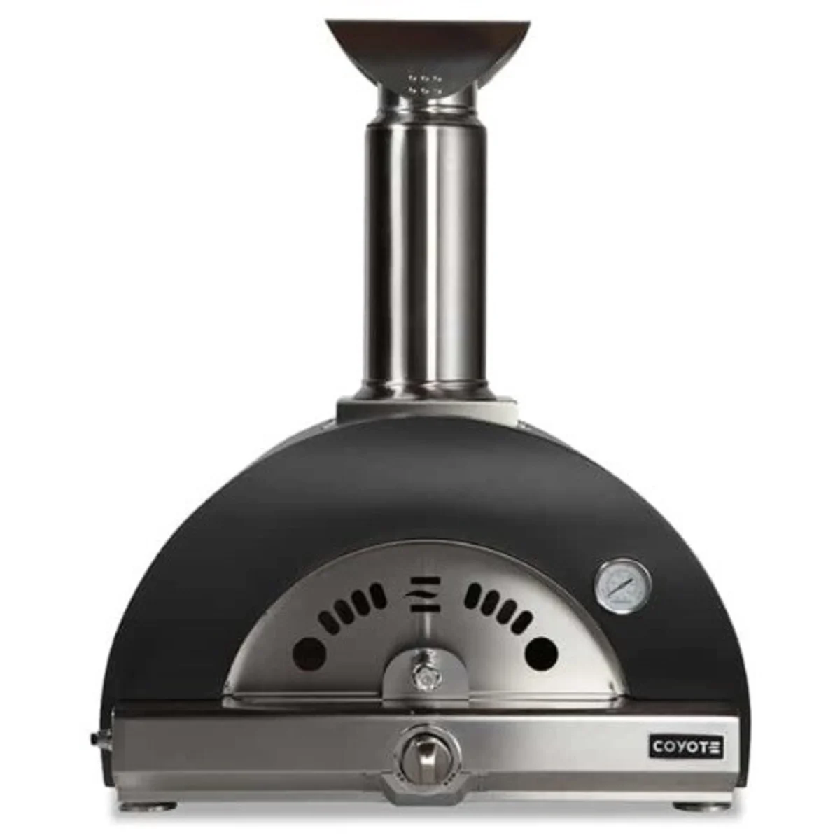 Coyote 30" Hybrid Multi-Fuel Pizza Oven (Matte Black)
