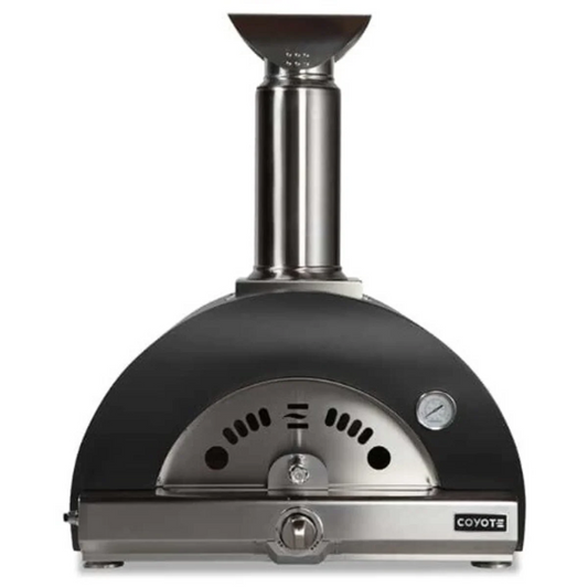 Coyote 30" Hybrid Multi-Fuel Pizza Oven (Matte Black)