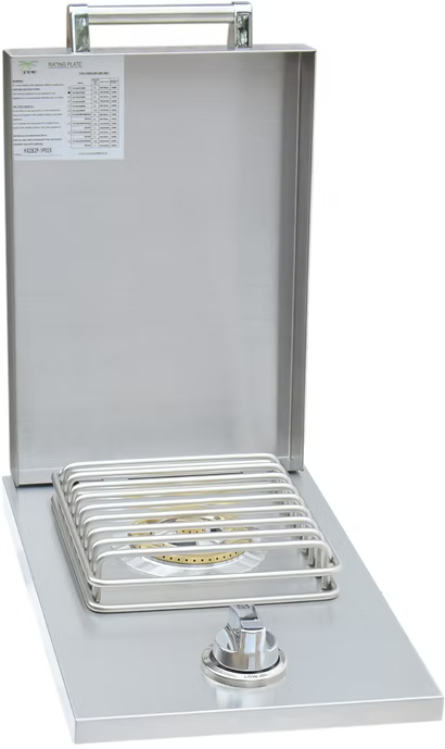 Kokomo - Drop-In Stainless Steel Single Side Burner with hood