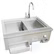 Kokomo - 30" Built-In Bartender Cocktail Station With Sink Bottle Opener and Ice Chest
