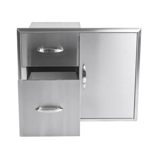 Turbo - 31" S/S Door Drawer Combo