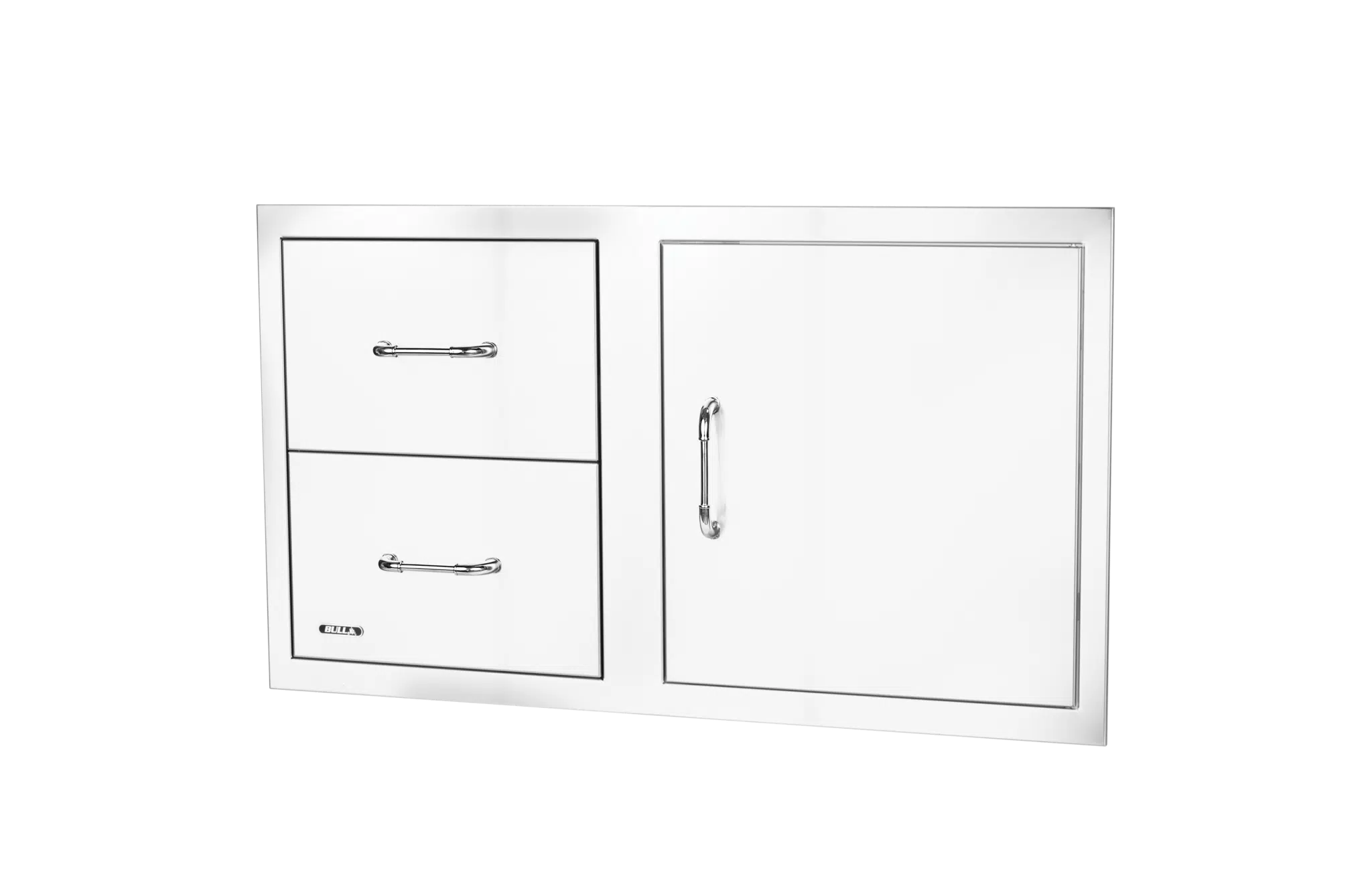 Bull - 30” Reversible Stainless-steel Door/Drawer Combo with Reveal