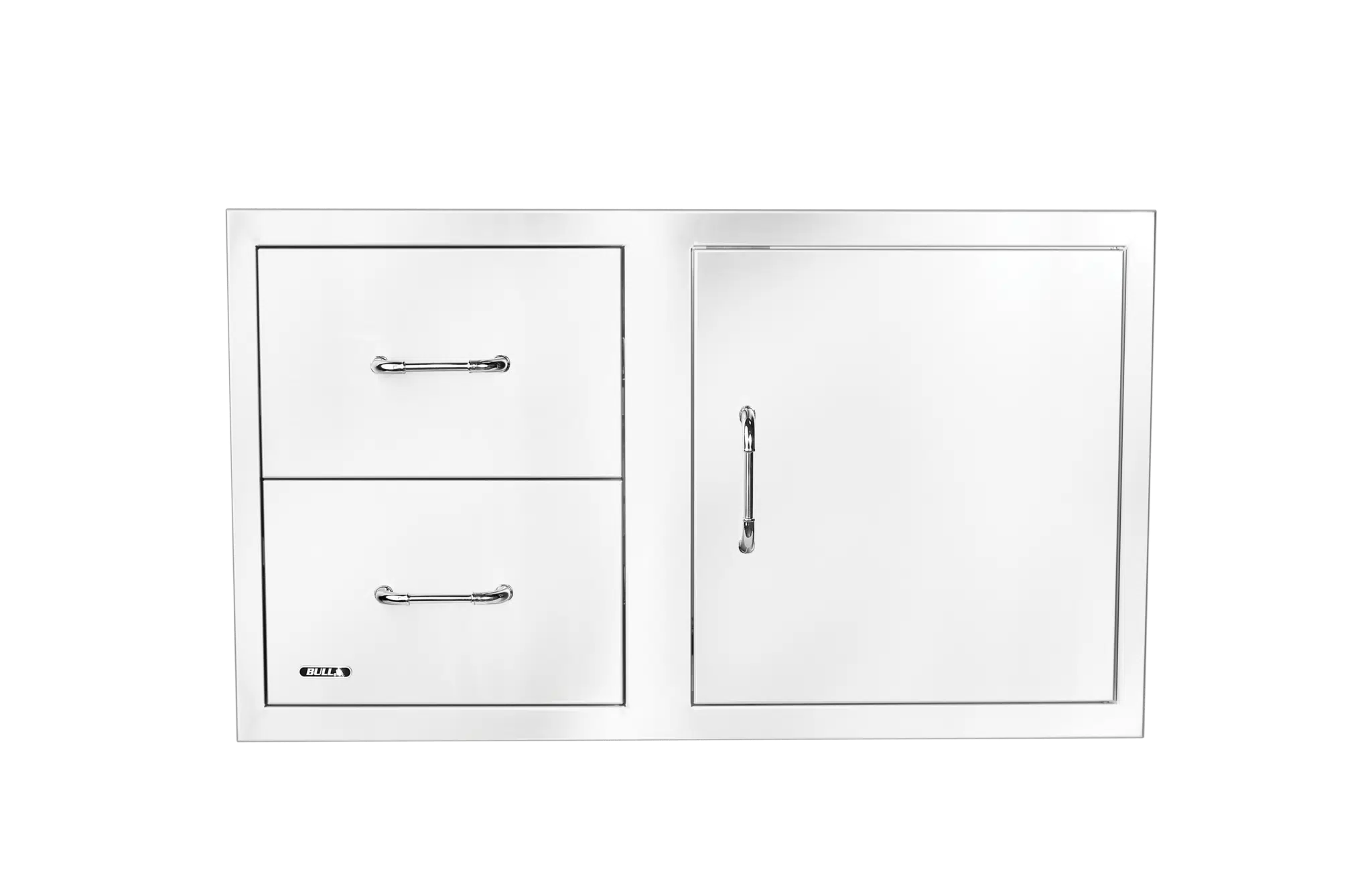 Bull - 30” Reversible Stainless-steel Door/Drawer Combo with Reveal