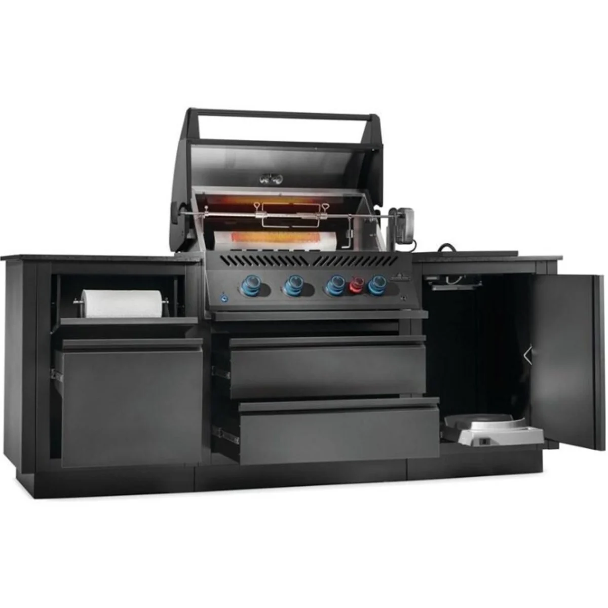 Napoleon Built-In 700 Series 32" with Infrared Rear Burner Matte Black, NG/LP