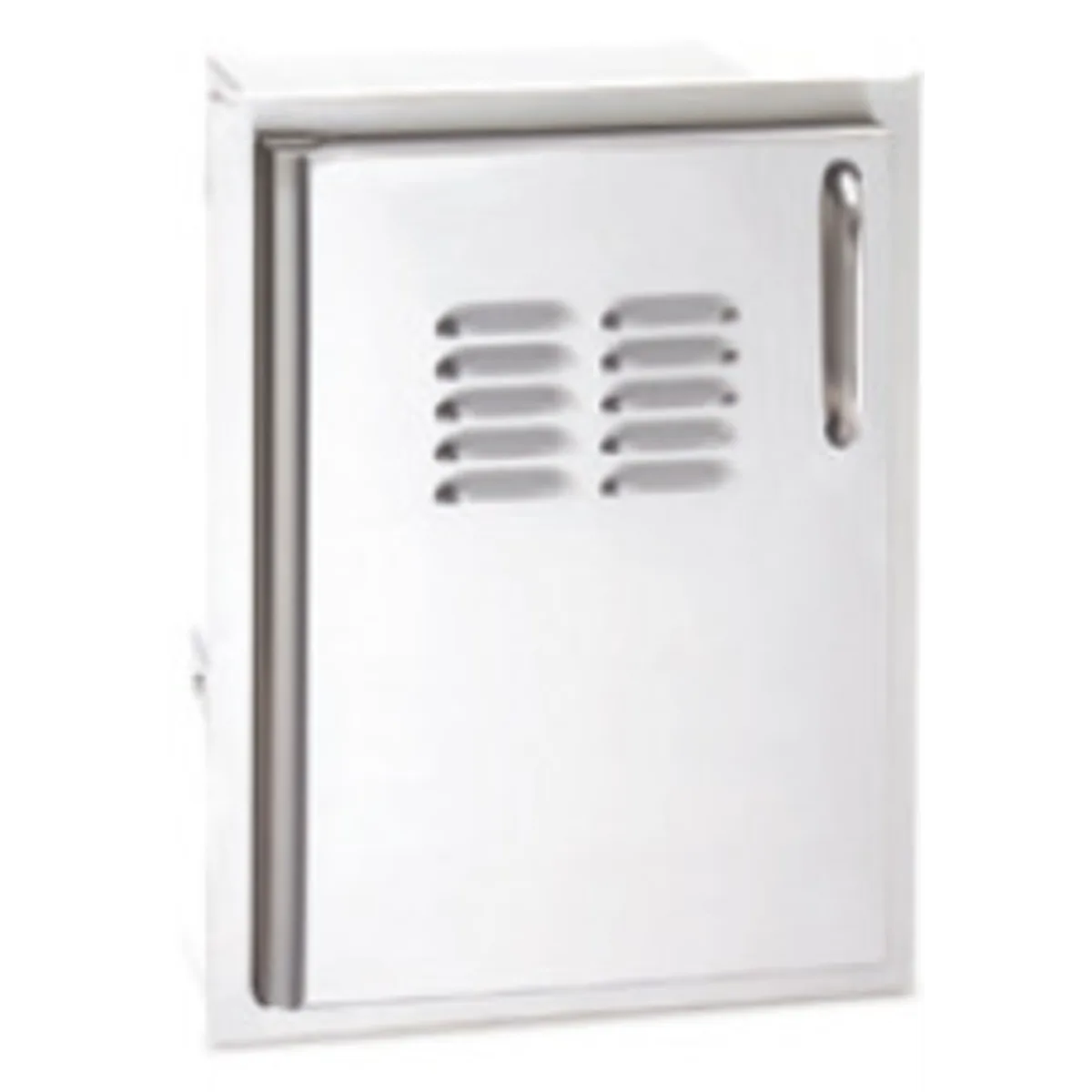 Fire Magic Single Access Door with Tank Tray & Louvers (Left)