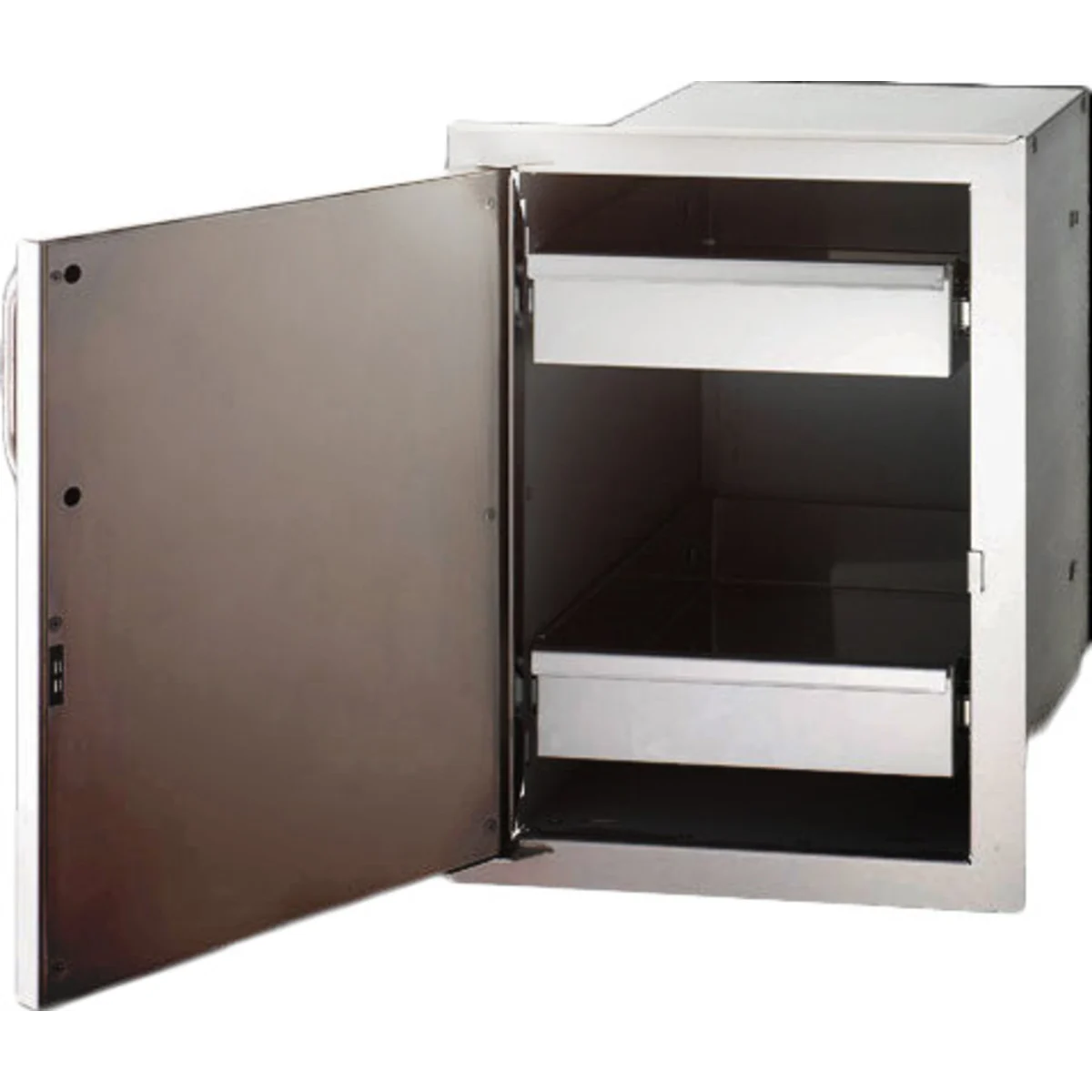 Fire Magic Single Door with Dual Drawers (Right)