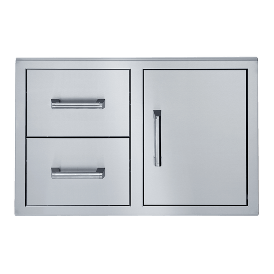 Broilmaster 34-Inch Single Door Double Drawer