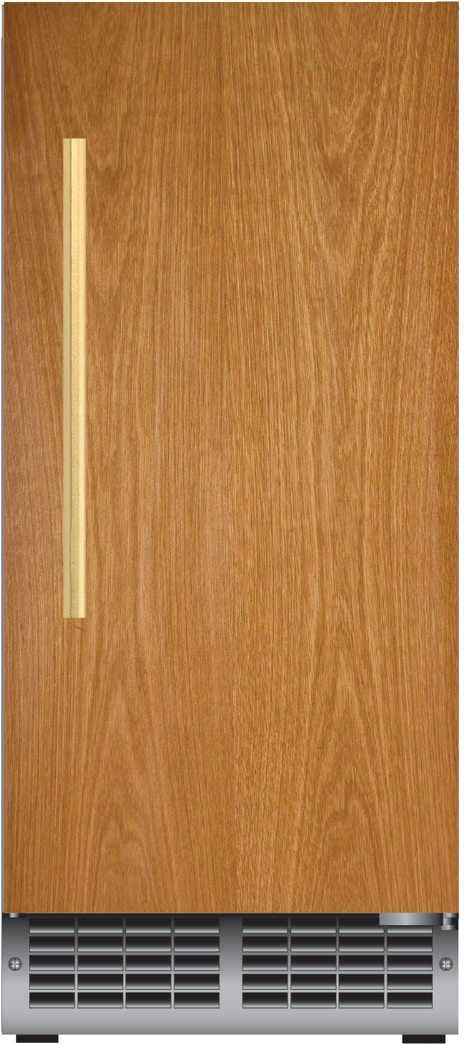 XO 15" PANEL CLEAR GOURMET ICE MAKER w/ FACTORY INSTALLED PUMP