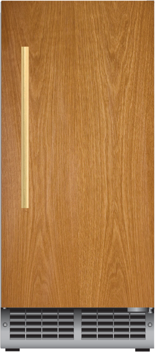 XO 15" PANEL CLEAR GOURMET ICE MAKER w/ FACTORY INSTALLED PUMP