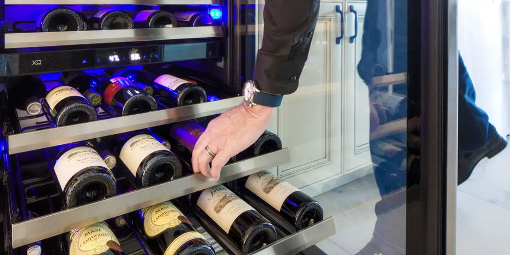 XO LUXURY 24" UNDERCOUNTER WINE AND BEVERAGE COOLER