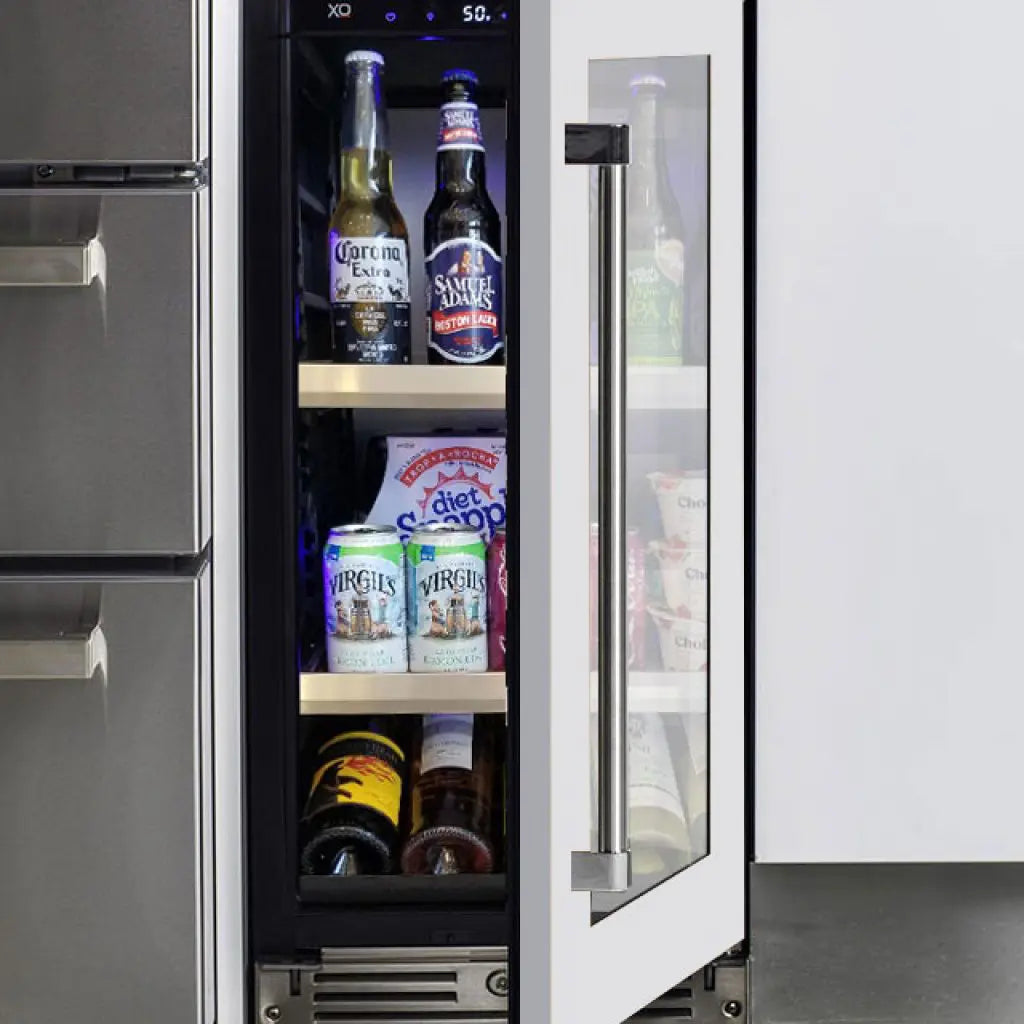 XO 15” PANEL READY FRAMED GLASS BEVERAGE CENTER R/L