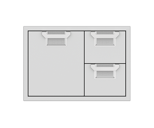 Aspire by Hestan 30" Double Drawer and Storage Door Combination - AESDR Series