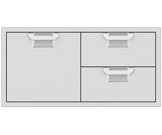 Aspire by Hestan 42" Double Drawer and Storage Door Combination - AESDR Series