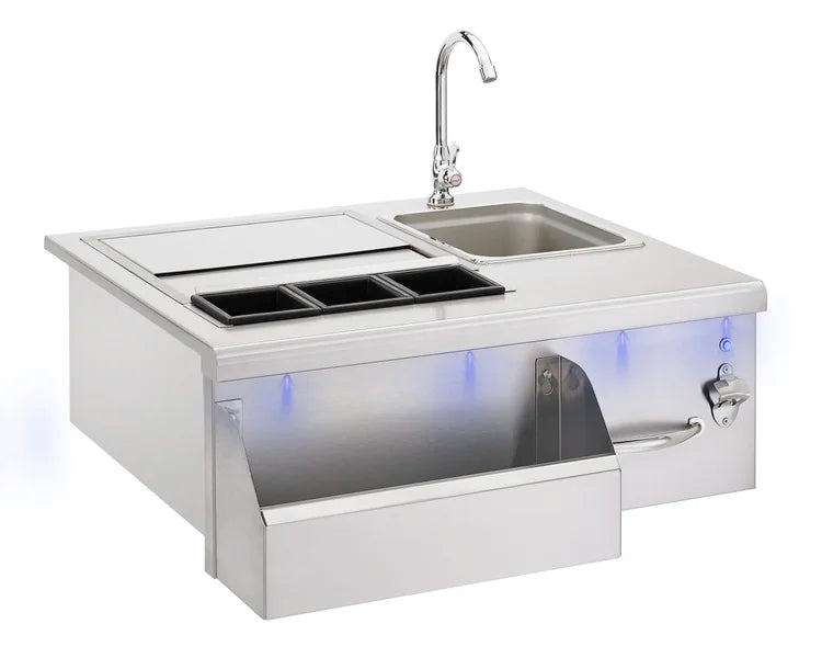 Novo 30" Lighted Beverage & Prep Station