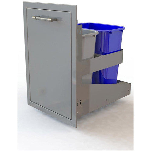 Alfresco - 18" Trash Center Double Bin