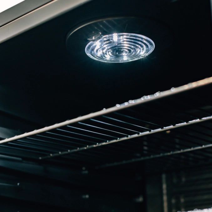 True Flame 22" Deluxe Outdoor Approved Refrigerator with Stainless Steel Door and Handle (4.1c)