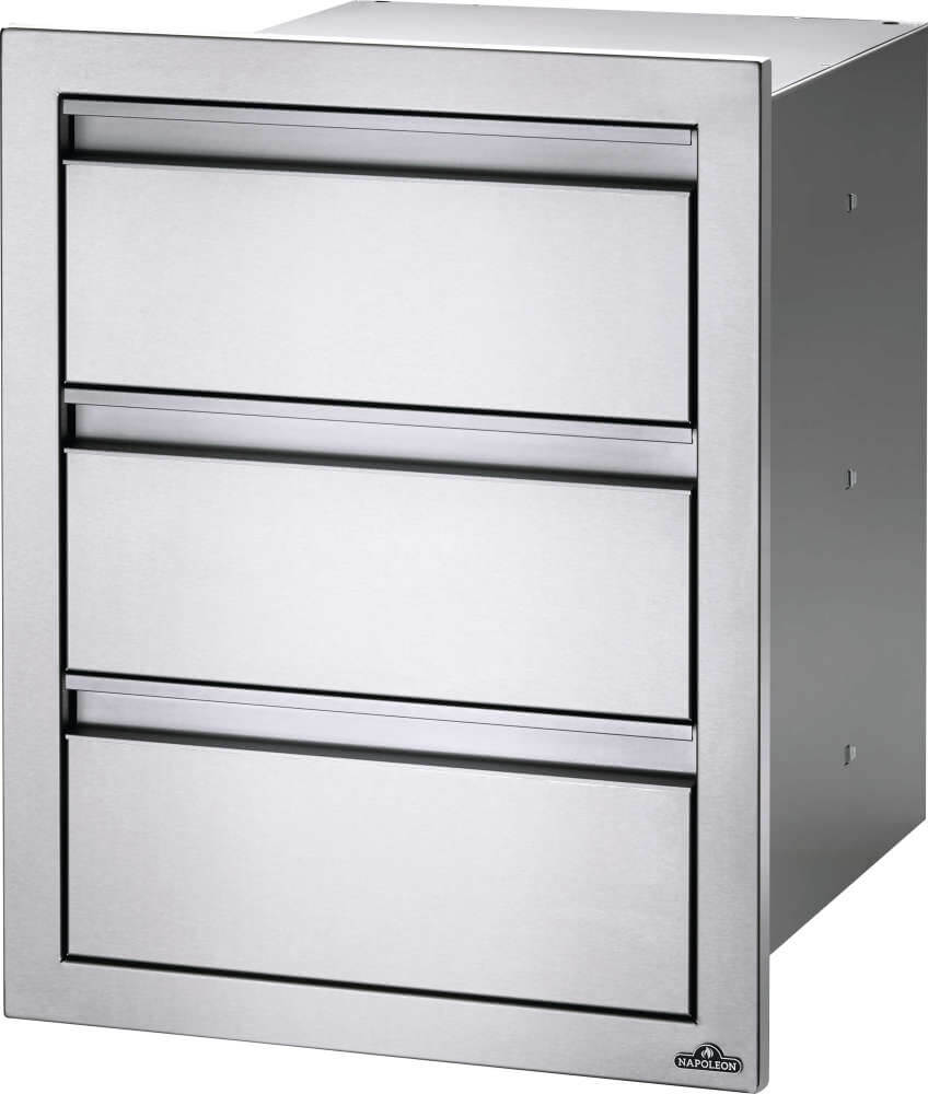Napoleon 18" X 24" Triple Drawer