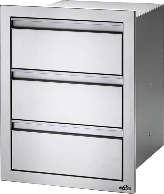 Napoleon 18" X 24" Triple Drawer