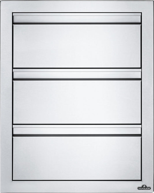Napoleon 18" X 24" Triple Drawer