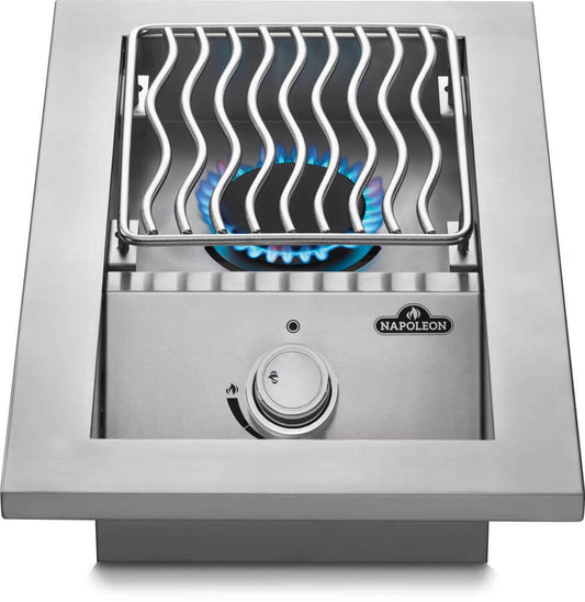 Napoleon Built-in 500 Series Single Range Top Burner, Stainless Steel Cover NG/LP