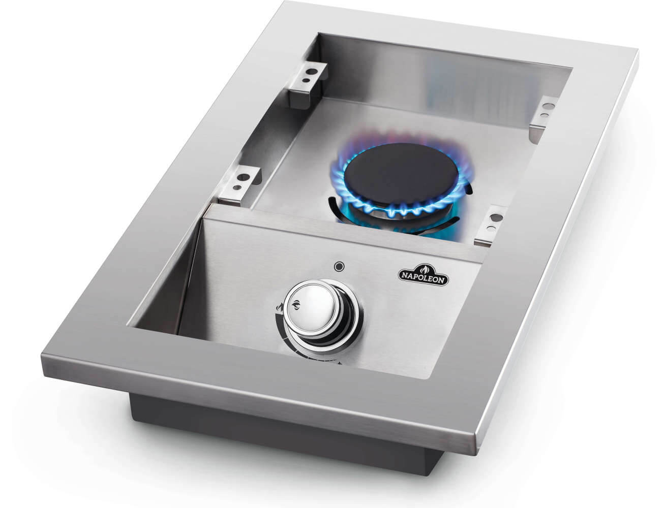 Napoleon Built-in 500 Series Single Range Top Burner, Stainless Steel Cover NG/LP