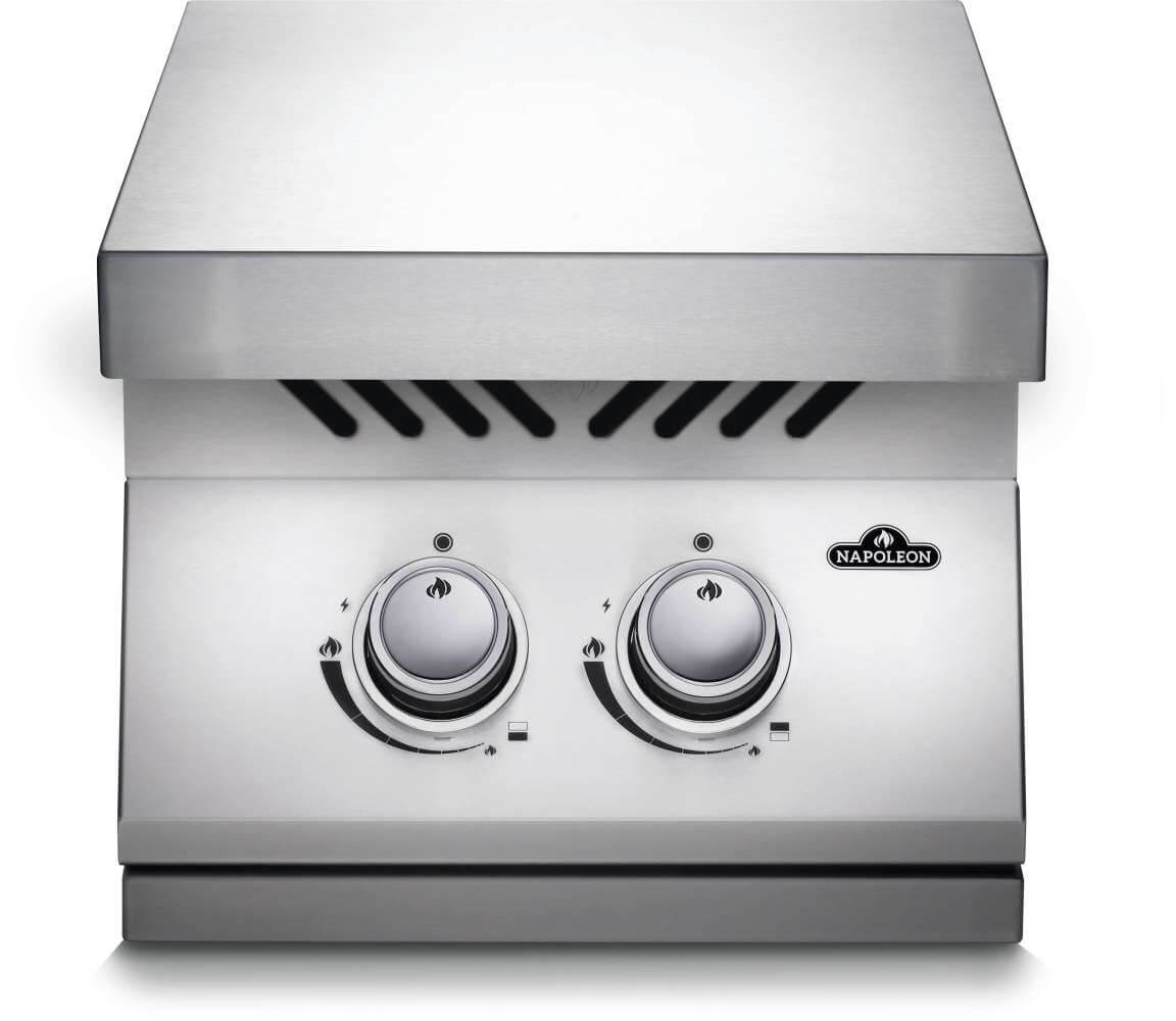 Napoleon Built-in 500 Series Inline Dual Range Top Burner, Stainless Steel Cover NG/LP